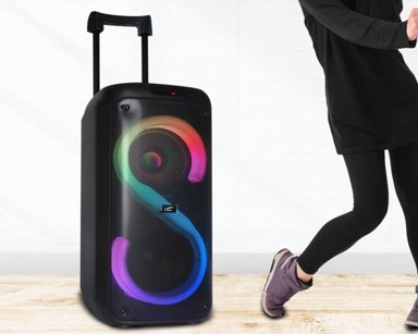 LTC PartyBox Bluetooth zvučnik LXPA8810, 400 W, 2 x 8", RGB, 2 mikrofona, 7200 mAh